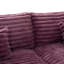 Canapé-lit moderne surdimensionné avec méridienne double, revêtement moelleux et deux coussins de soutien, ports USB et porte-gobelets, idéal pour le salon, la chambre à coucher, l'appartement et les petits espaces.-551673743
