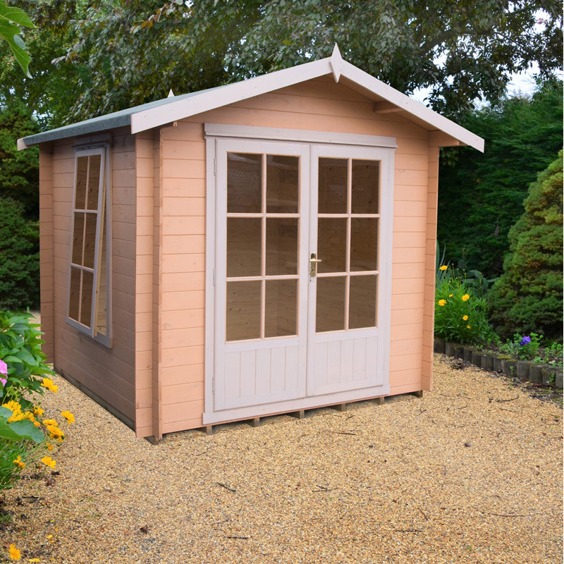 9 x 9 Ft. Barnsdale Log Cabin, Yes