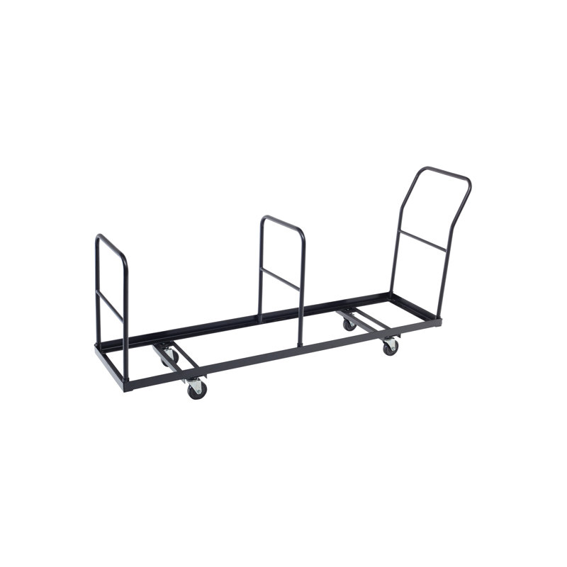  Folding Chair Cart, 40" H x 75.5" W x 19.25" D