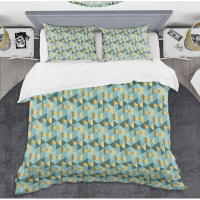 Polyester Twill Abstract Duvet Cover Set