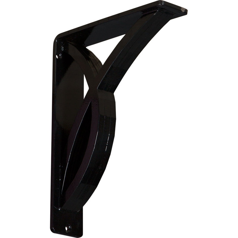 Support en fer forgé Miller, 2 po x 10 po