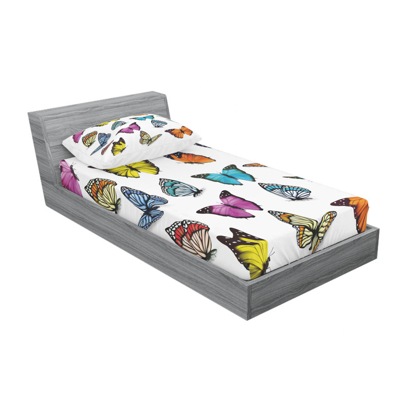 Microfiber Sheet Set, Twin XL Sheet Set with Fitted Sheet
