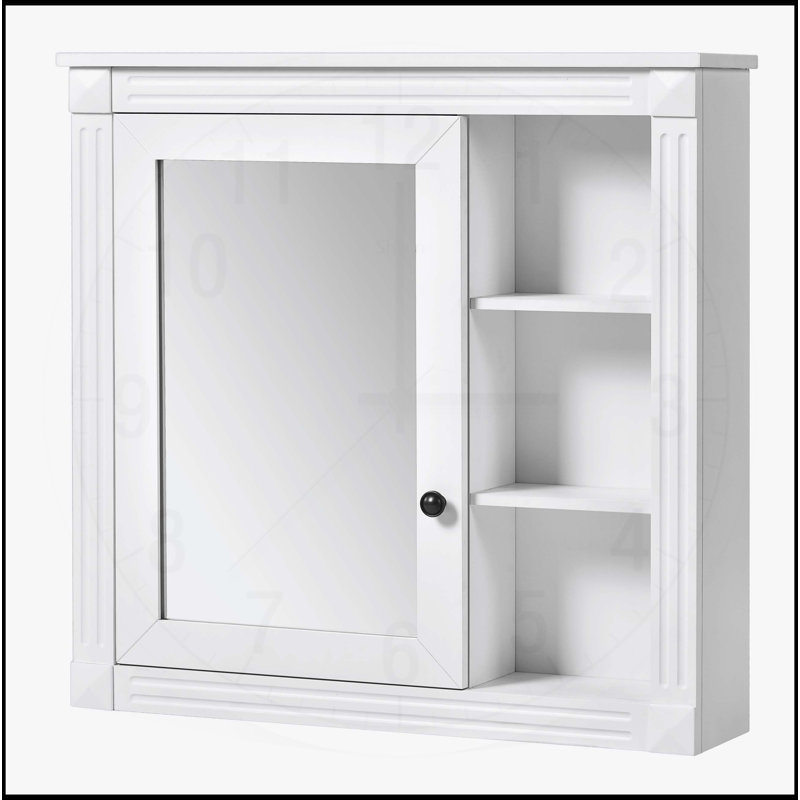 Armoire de salle de bain murale polyvalente avec rangement et miroir, améliorant l'organisation de la salle de bain