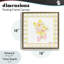 Spring Daffodils sur un cadre flottant écossais, design par Lee Ann Sanders-382169963-382169965