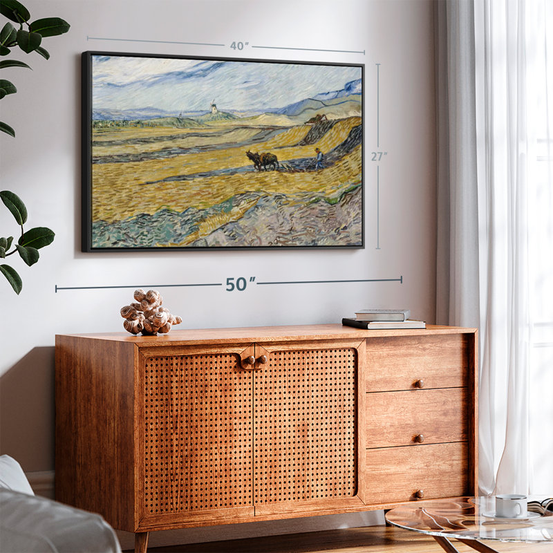 Nature «Champ clos avec art mural Plowman», H 27 po x l 40 po