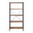 5-Shelf Bookcase In Antique Nutmeg And Black-721206891
