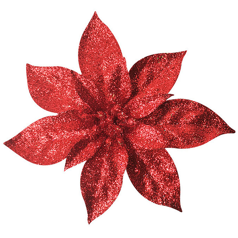 Angelicque Polyethylene (PE) Poinsettia Arrangement, Red