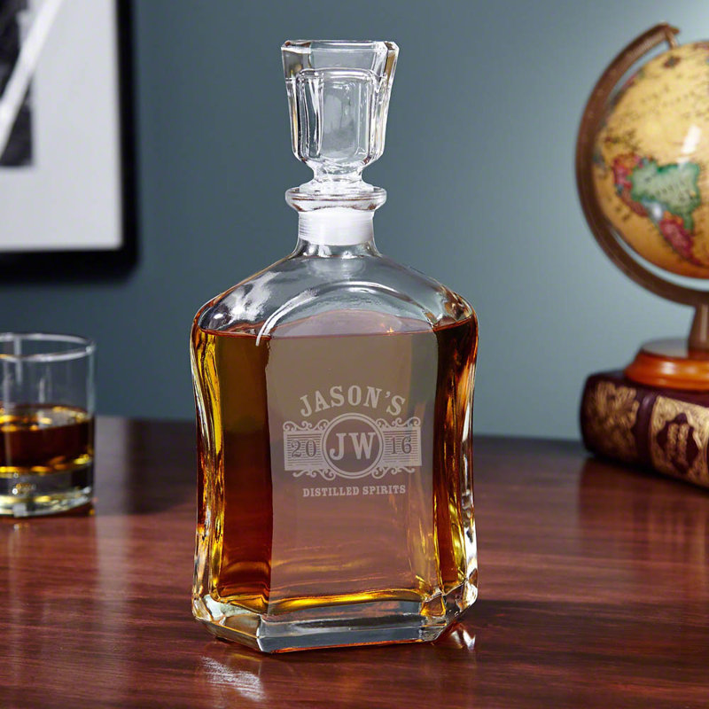 Marquee Personalized 23 oz. Whiskey Decanter, Yes