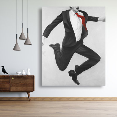 Happy classic man - Stylish Canvas for Home Decor | Fashion Art