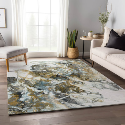 Premium Machine Washable Mayfield Smoke Rug
