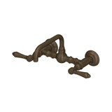 Acqui Wall Mount Bridge Lavatory Faucet With U-Spout