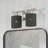 Weavington 2 Light Brushed Nickel Vanity Sconce