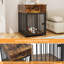 Meuble-cage pour chien