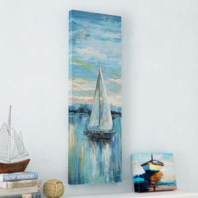 «Evening Bay II», reproduction sur toile tendue