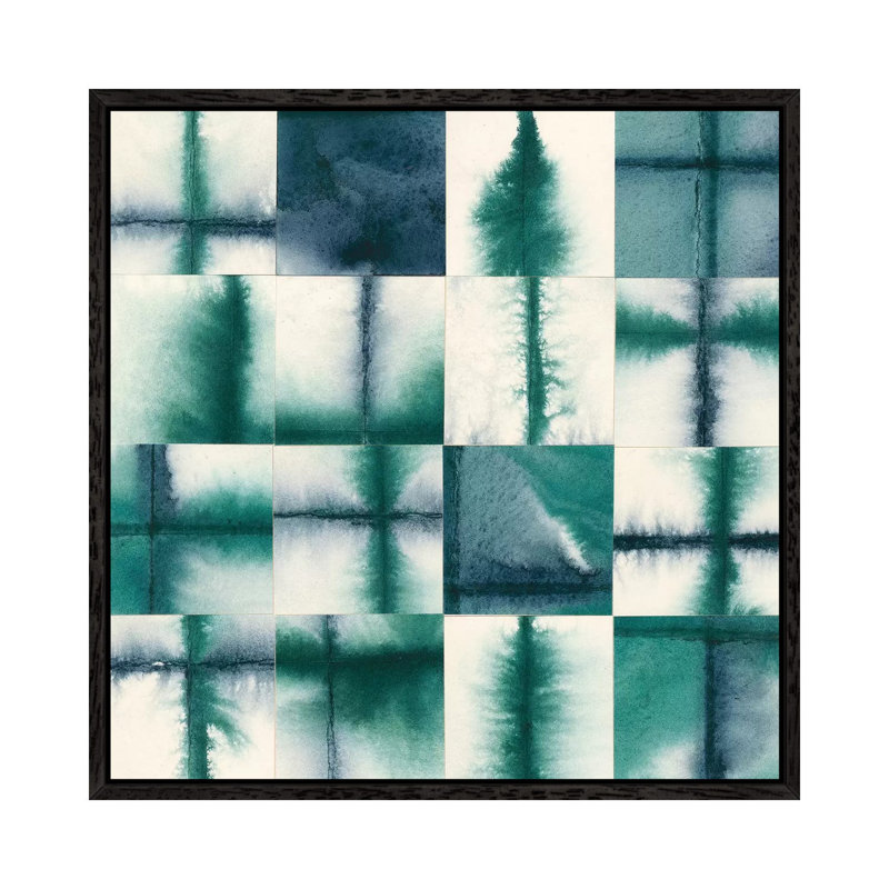 Evanesce II 1 Piece Wall Art on Canvas, 93.98 cm H x 93.98 cm W, Black Framed