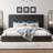 Silvester Modern Upholstered Platform Storage Bed with Wooden Slats, no box spring needed-1316038119-1309245265