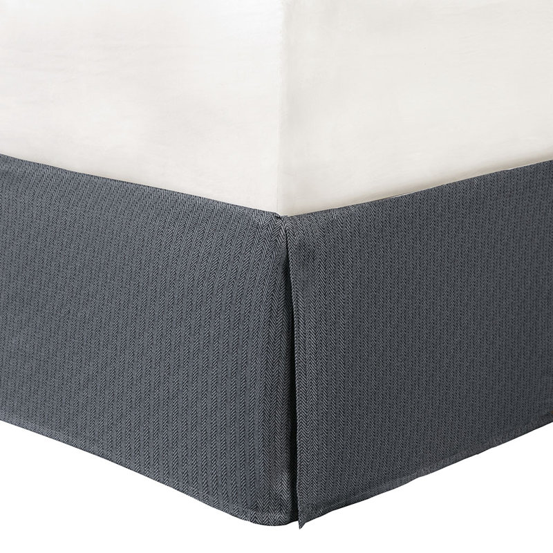 Ensemble d'édredon à motif écossais à motif de chevrons 7 pièces Nanette Bufallo, Rouge