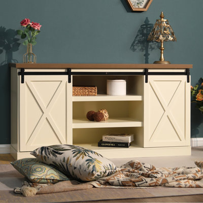 Jassen Unfinished TV Stand for TVs up to 65"