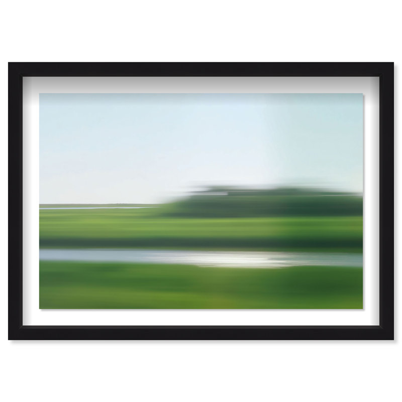 Velocity Meadow II Print by Oliver Gal, 25.5"H x 37.5"W, Black Shadowbox