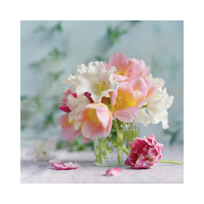 Petite Bouquet by Sarah Gardner - Print on Canvas, Wrapped Canvas, 45.72 cm H x 45.72 cm W x 1.91 cm D