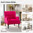 Jakub 28.5" W Velvet Upholstered Tufted Armchair with Nailhead Trim -36323223
