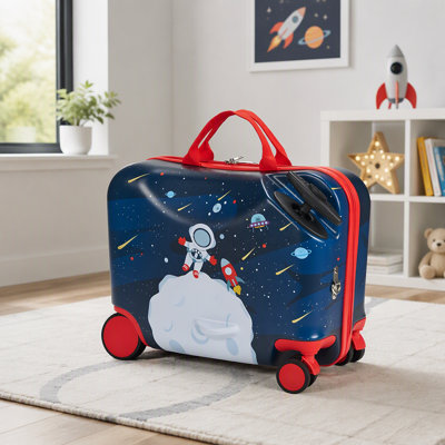 Ride-on Luggage 18-inch Kids Scooter Suitcase