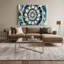 Nautique, coquillages, art mural beige sur toile-870207319