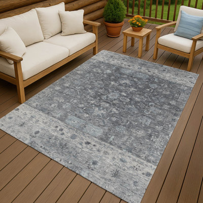 Tapis intérieur / extérieur lavable à la machine Chantille ACN2323 Global