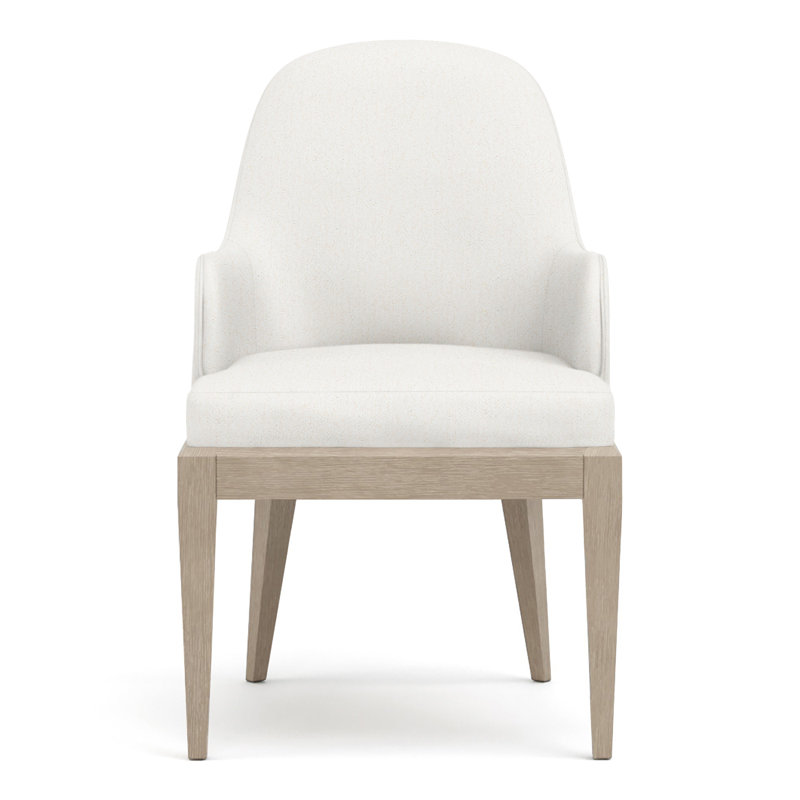 Maidstone Upholstered Arm Chair, Perigold Improve White, Sandbank