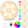 Wireless Motion Sensor Disc Wall Light - Dimmable LED Night Light With Remote Control