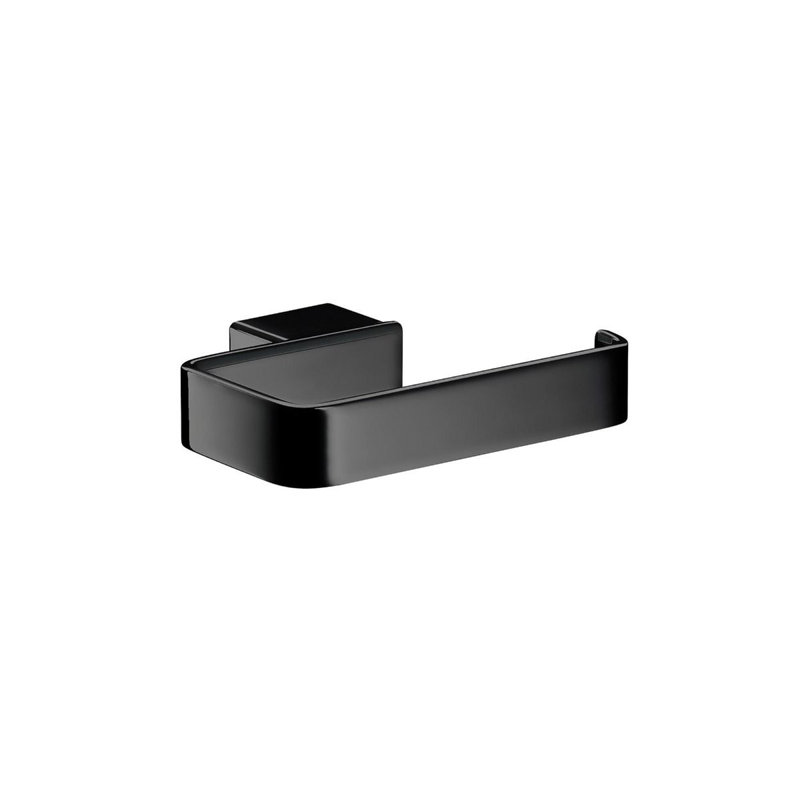 Loft Wall Mount Toilet Paper Holder, Matte Black
