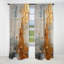 Keena - Rideau champagne - Rideau occultant abstrait - 1 panneau-734933618