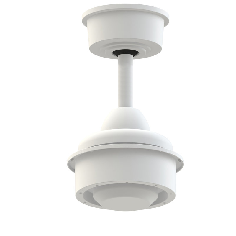 Wrap Custom Indoor/Outdoor Ceiling Fan DC Motor- Matte White, Matte White