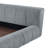 Upholstered Platform Bed Grey-2079790171