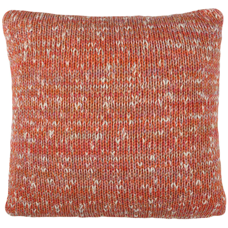 20" x 20" Multicolor Knit Cotton Throw Pillow