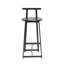 Ensemble de 3 tabourets de bar 27 po H 27 po avec repose-pieds moderne