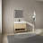 Bathroom Vanity Combo W/Single Resin Sink-876978605