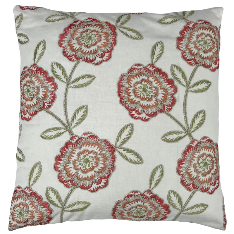 Coussin Marina, 24 po x 24 po, Corail