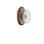 Cottage Plate with Crystal Victorian Knob