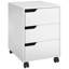 Noa 3 Drawer Mobile File Cabinet Vertical Filing Cabinet Wheels-114349129