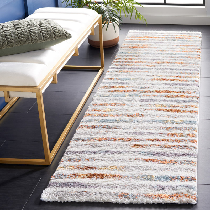 Tapis rayé Joua, Rectangulaire 3 pi x 5 pi
