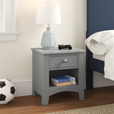 Agnew 1 Drawer Solid Wood Nightstand