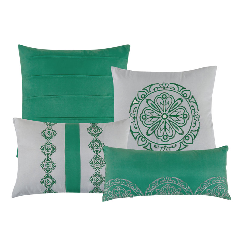 Ensemble d'édredon 7 pièces Bluma Luxury, Édredon de grande taille et 6 pièces supplément