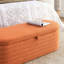 Banc de rangement avec repose-pieds 45,5 pouces avec repose-pieds en tissu-963353382