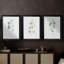 Douce branche d'eucalyptus I - Toile tendue avec châssis sur mesure - 3 pièces-1971248229-1971248228