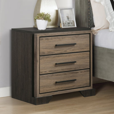 Table de chevet 3 tiroirs Cherryford