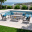 Venetia 4 Piece Sofa Seating Group with Cushions