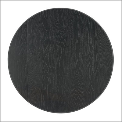 Extendable Round Dining Table for 2–4 People, Folding Wood Dining Table with Adjustable Size, Space-Saving Design for Small Apartments and Dining Areas - BLACK