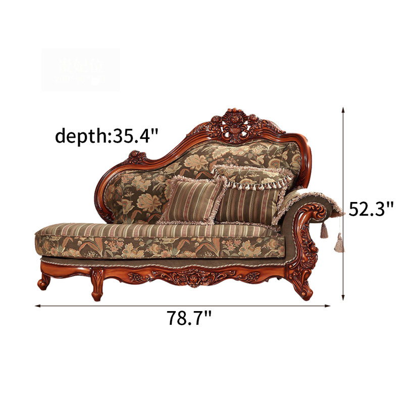 Chaise longue rembourrée European