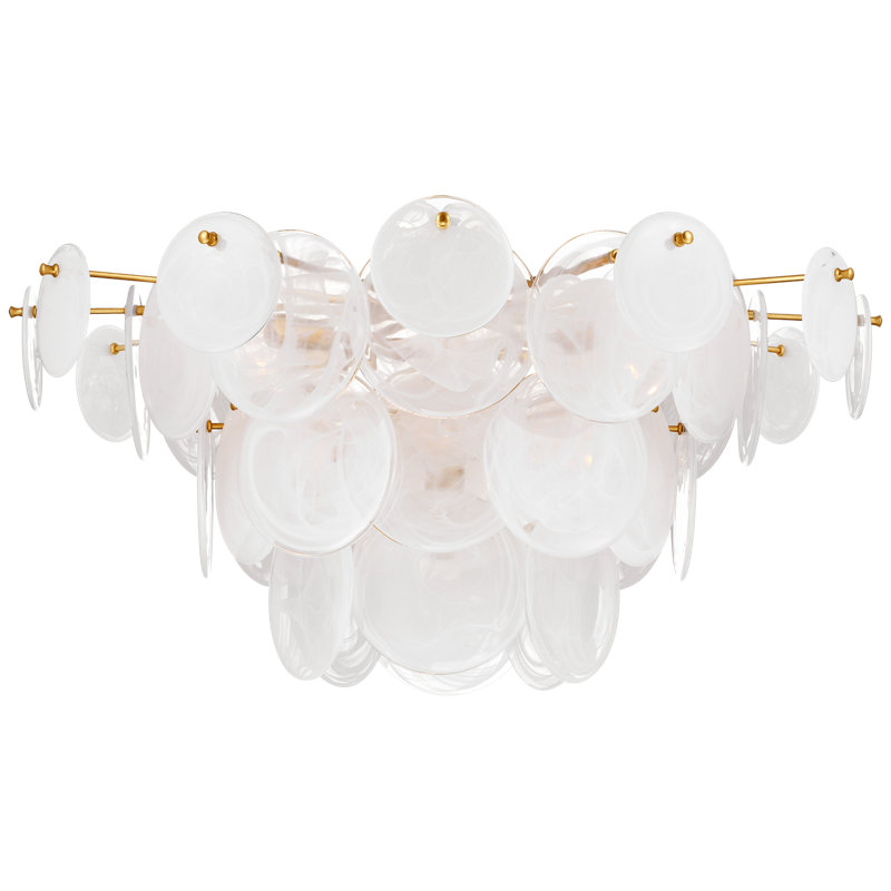 Loire 10 - Light Flush Mount, White, Gild